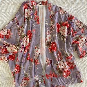 Floral kimono